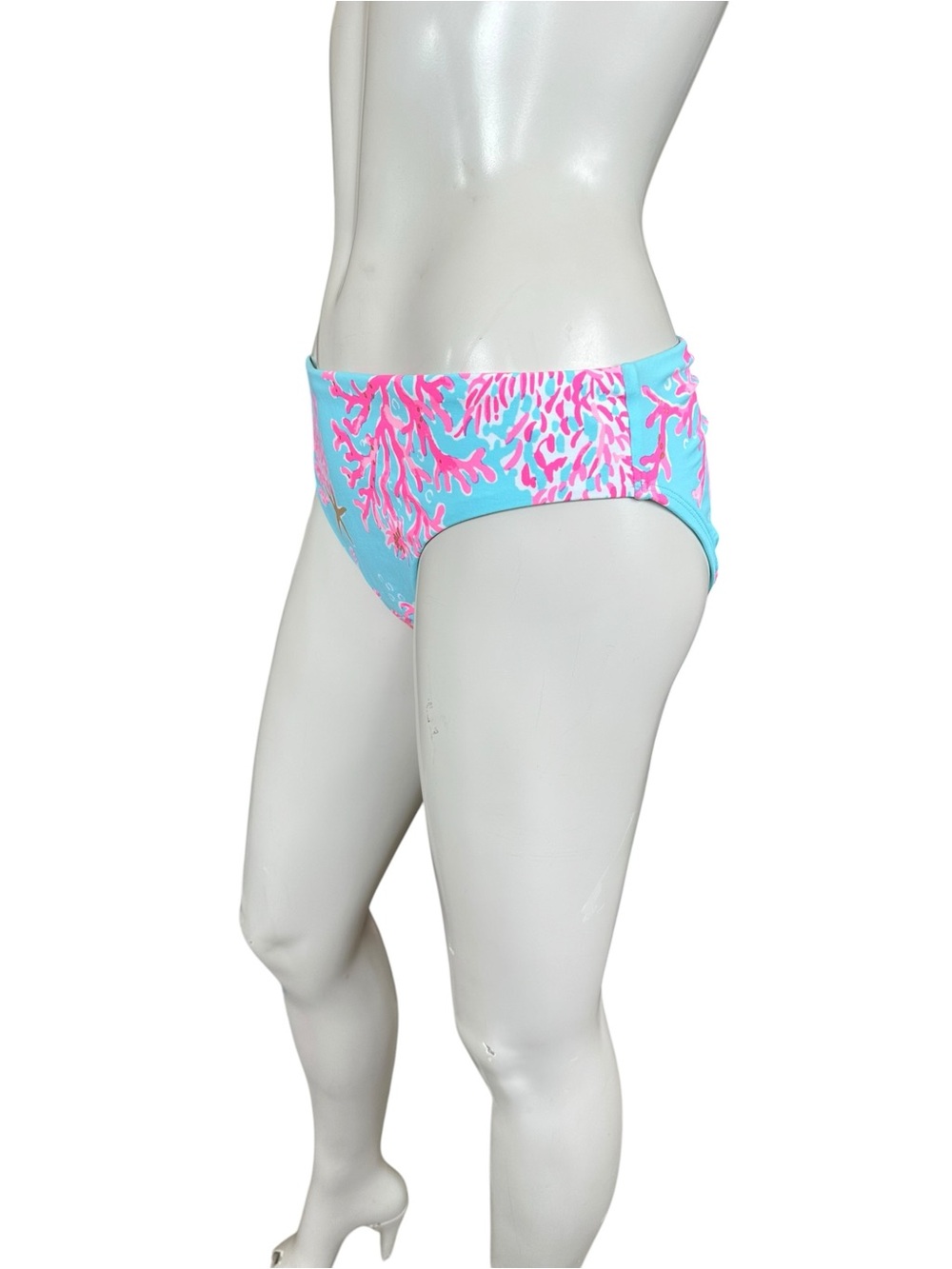 NEW Lilly Pulitzer “Betie” Royal Coral Pink & Blue Aquatic Swim Bottoms Size 6 - Picture 5 of 7